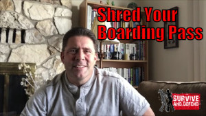 Shred Your Boarding Pass