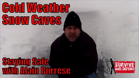 Cold Weather Snow Caves and Staying Warm Outside